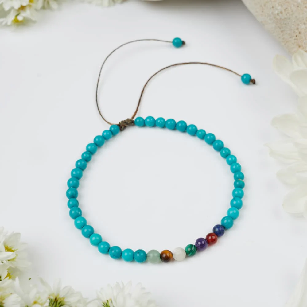 Bracelet 7 chakras Turquoise : Le secret du bonheur - Image 3