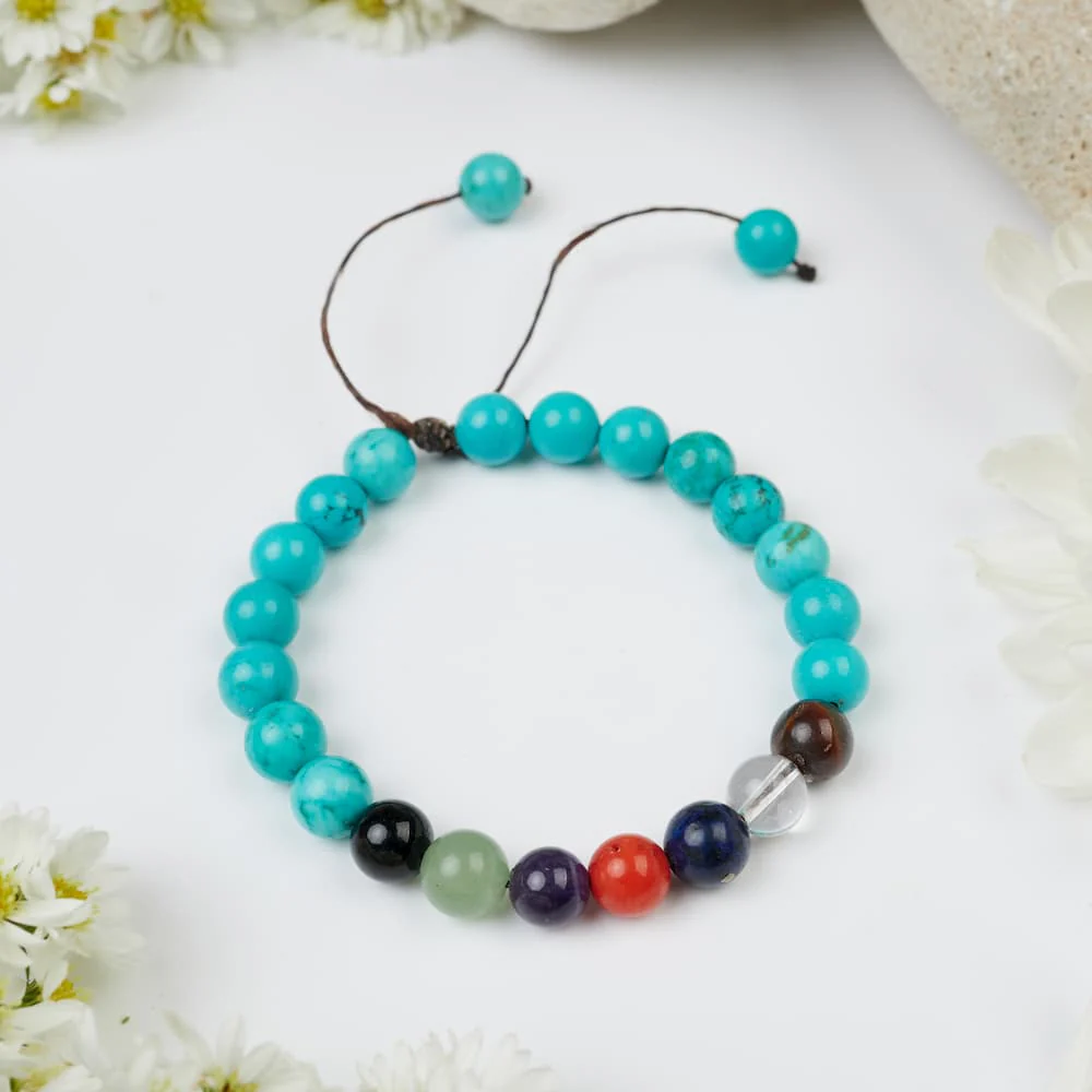 Bracelet 7 chakras Turquoise : Le secret du bonheur - Image 4