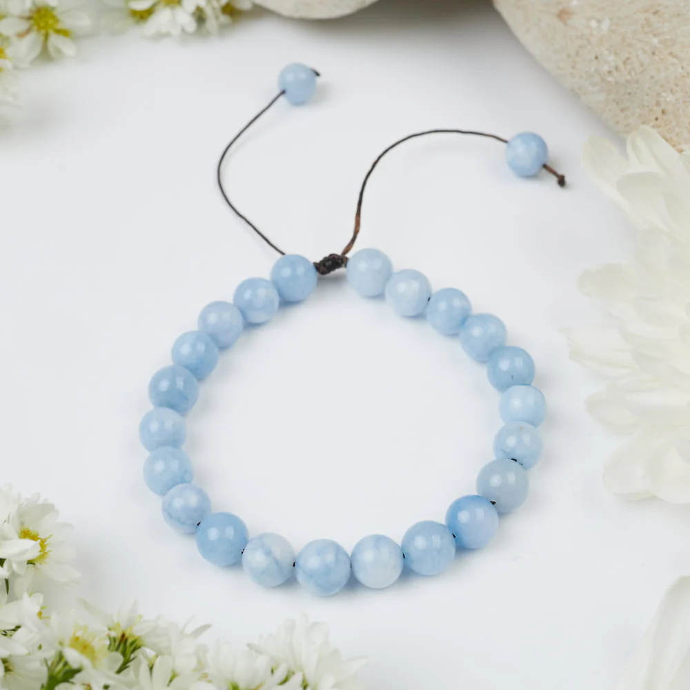 Bracelet en Aigue Marine : Clairvoyance et Sensibilité - Image 3