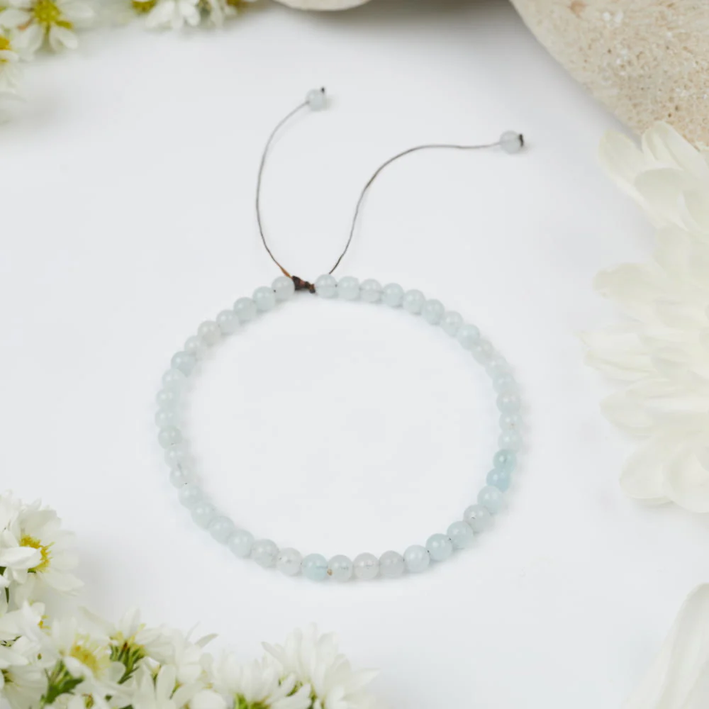 Bracelet en Aigue Marine : Clairvoyance et Sensibilité - Image 4