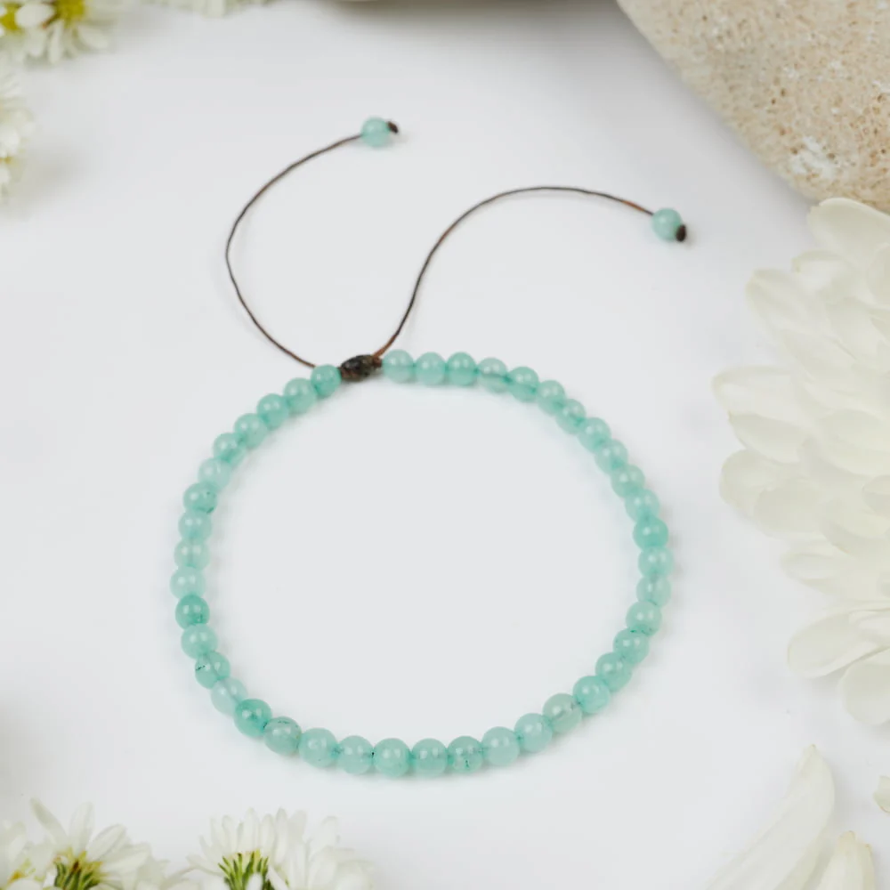Bracelet en Amazonite : Exprimez vos sentiments - Image 3