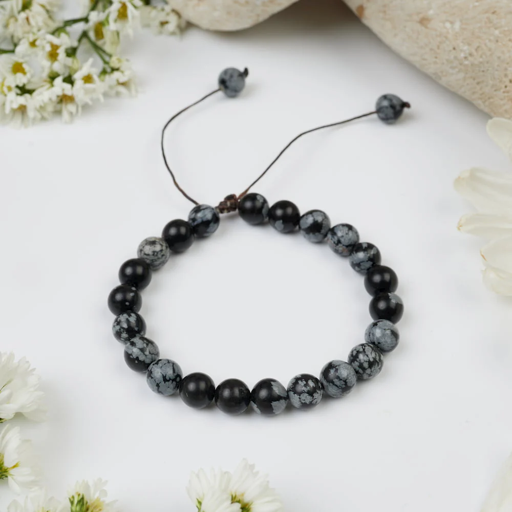 Bracelet Obsidienne Mouchetée : Vérité intérieure et Protection - Image 3