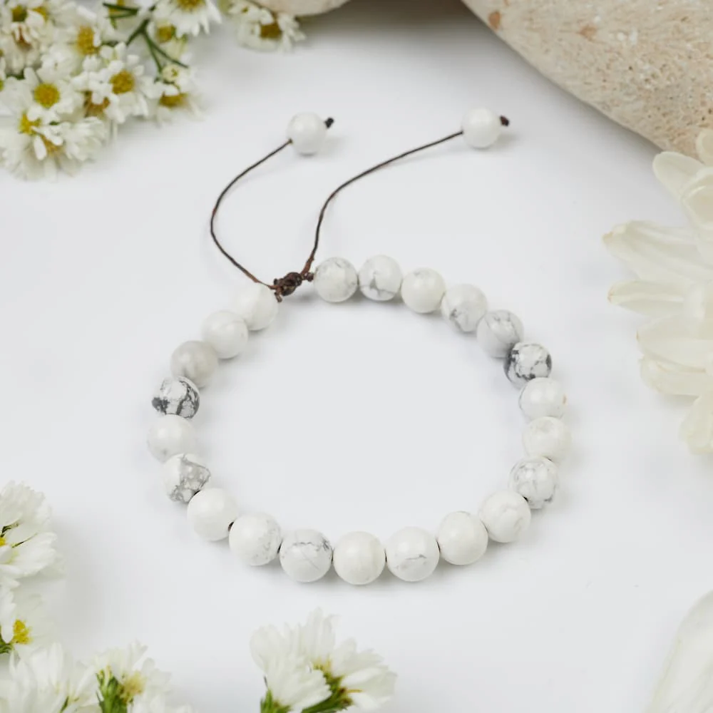 Bracelet en Howlite : Sagesse et Discernement - Image 3