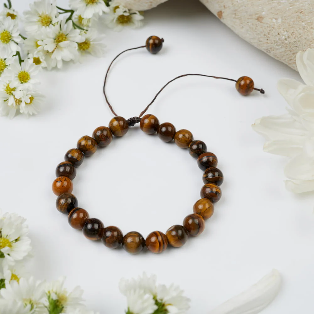 Bracelet en Œil de Tigre : Conviction et Courage - Image 3