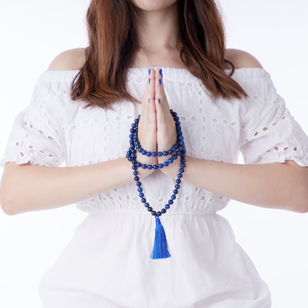 Mala Lapis Lazuli : Sagesse et inspiration - Image 3