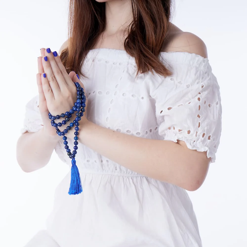 Mala Lapis Lazuli : Sagesse et inspiration - Image 4