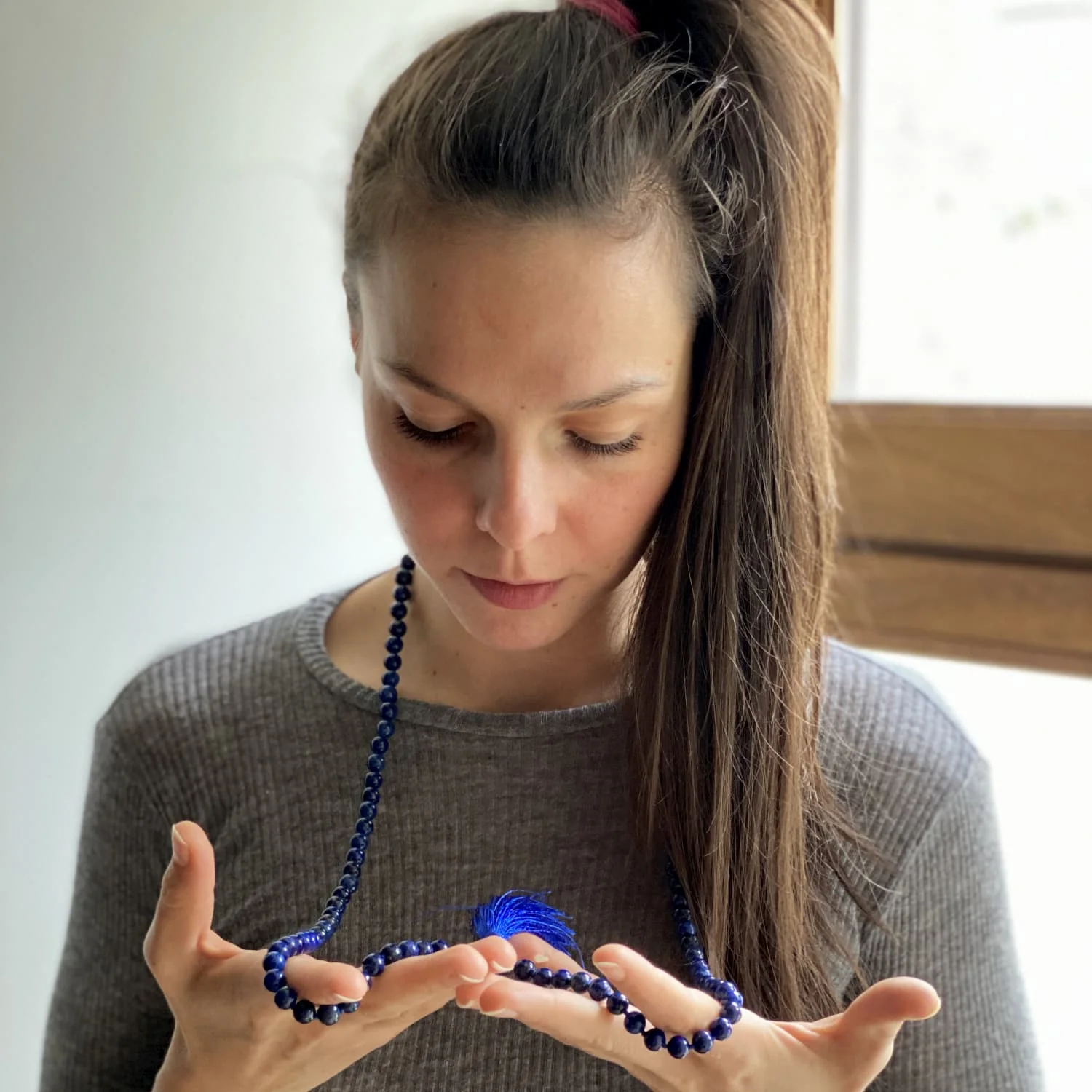 Mala Lapis Lazuli : Sagesse et inspiration - Image 5