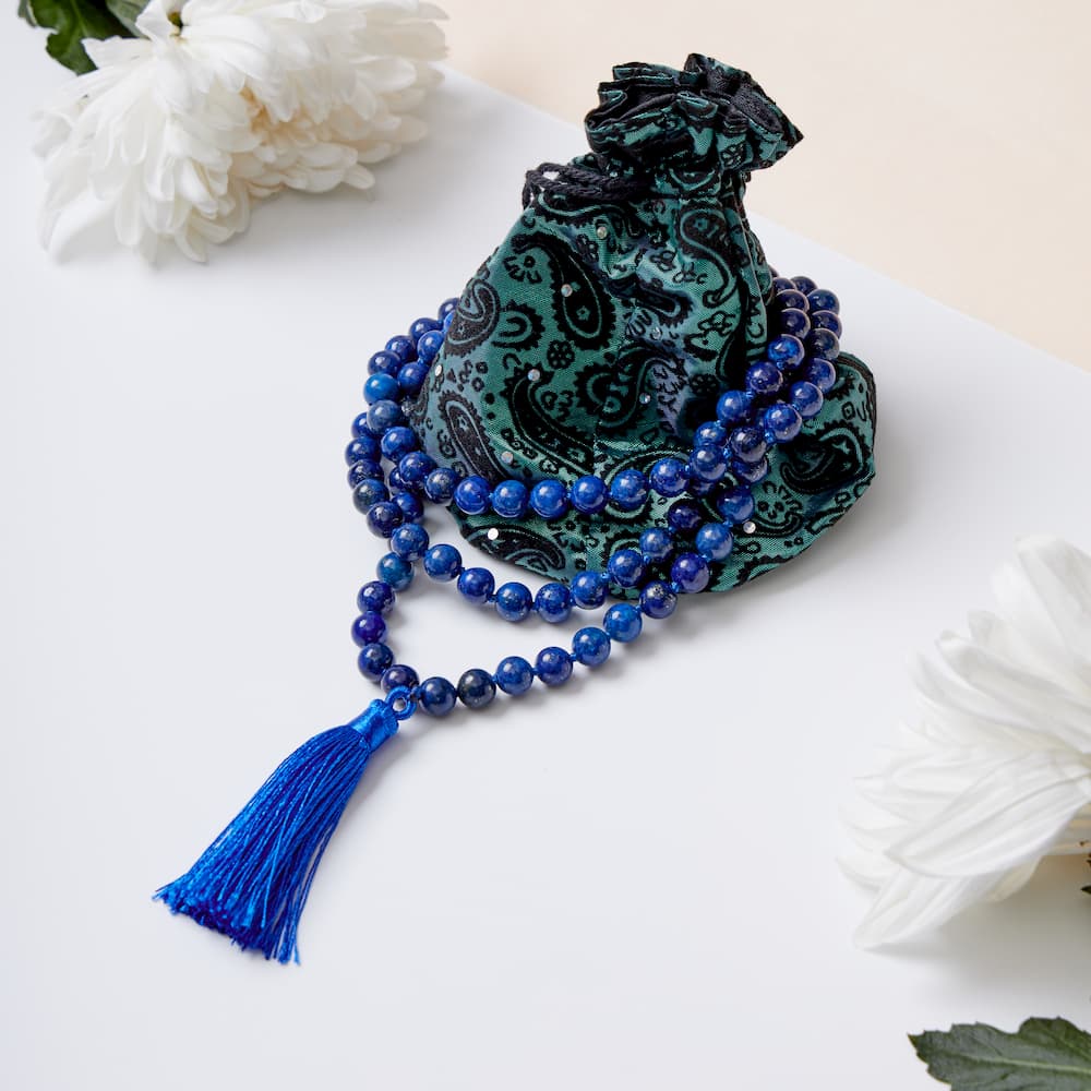 Mala Lapis Lazuli : Sagesse et inspiration - Image 6