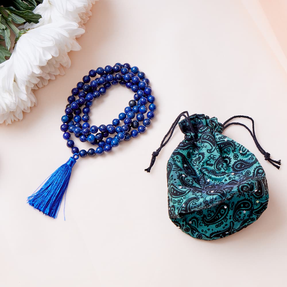 Mala Lapis Lazuli : Sagesse et inspiration - Image 7