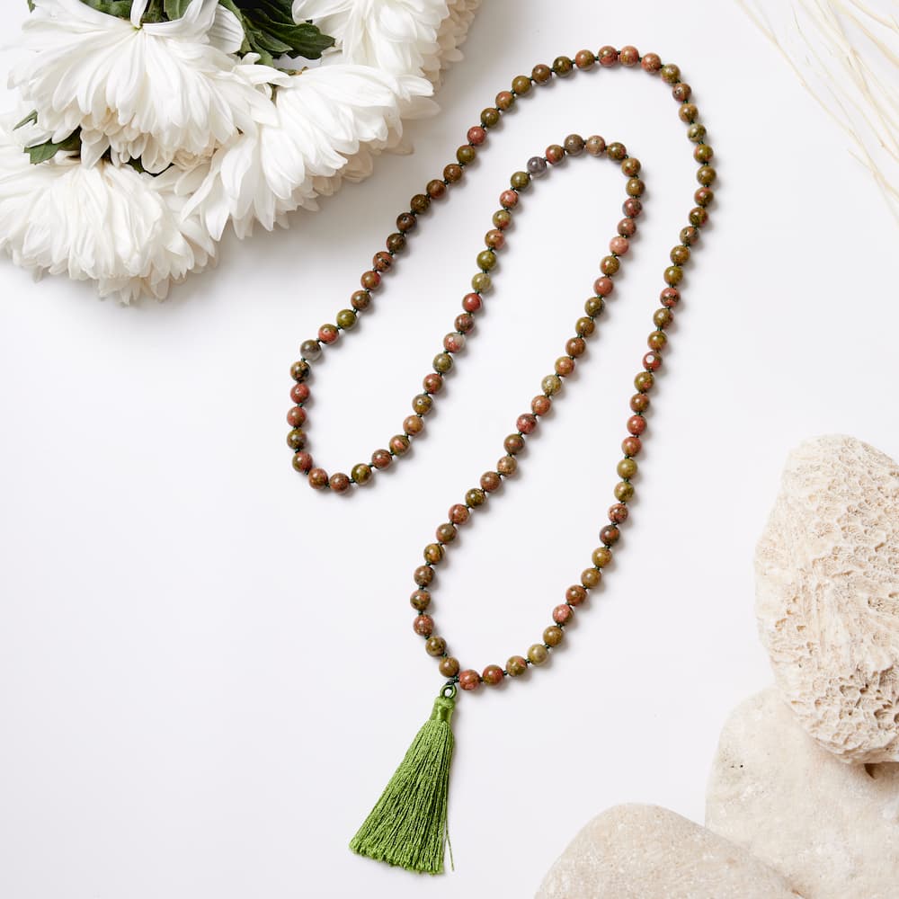 Mala Unakite : Paix intérieure et équilibre émotionnel - Image 2