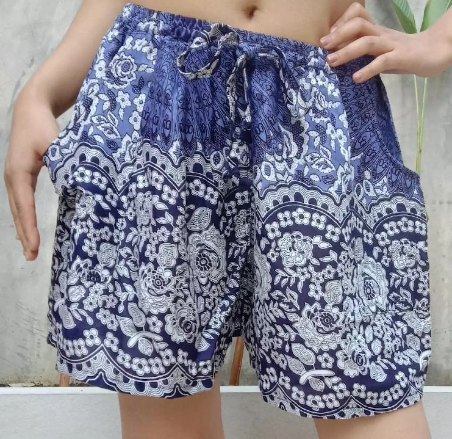 Pyjama Short Femme - "Elephant Slumber" - Image 6
