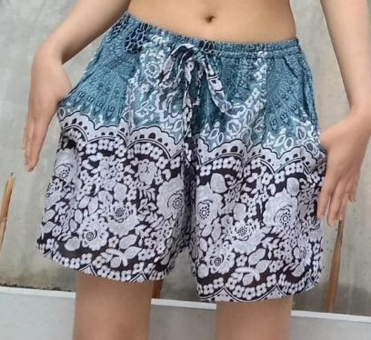 Pyjama Short Femme - "Elephant Slumber" - Image 7
