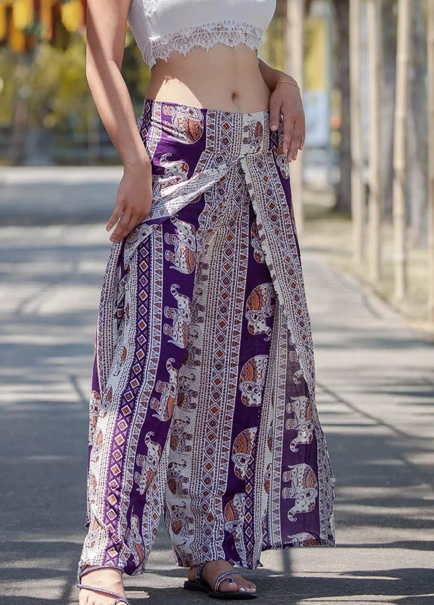 Pantalon Sarouel Jambes Larges - Image 4