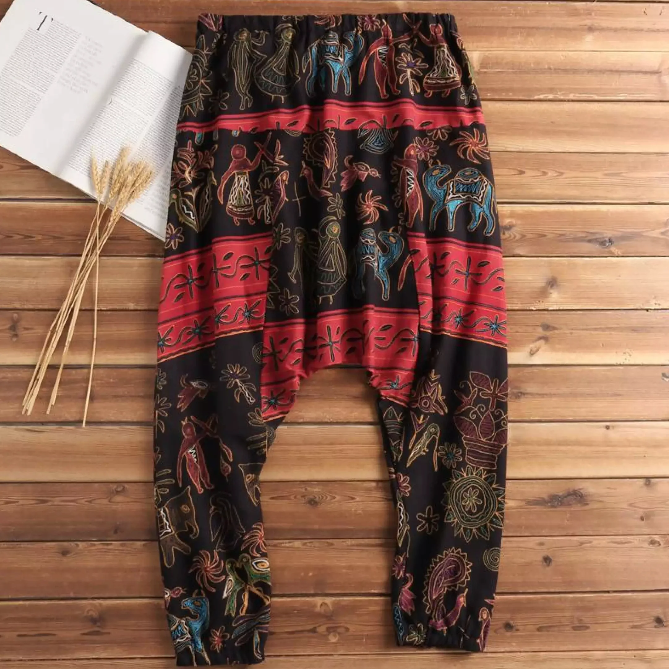 Sarouel Large Homme motif "Jungle By Night" - Image 3