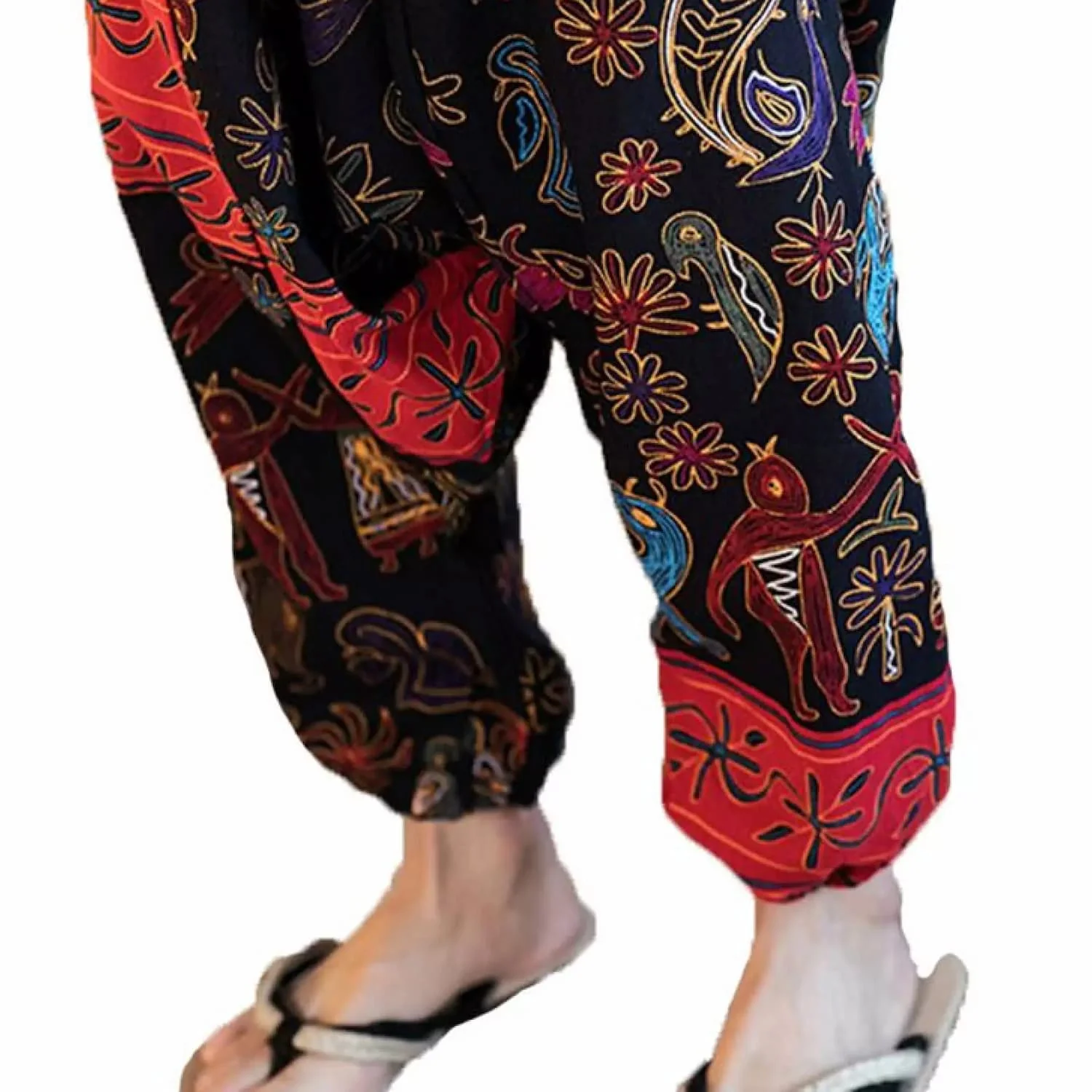 Sarouel Large Homme motif "Jungle By Night" - Image 4