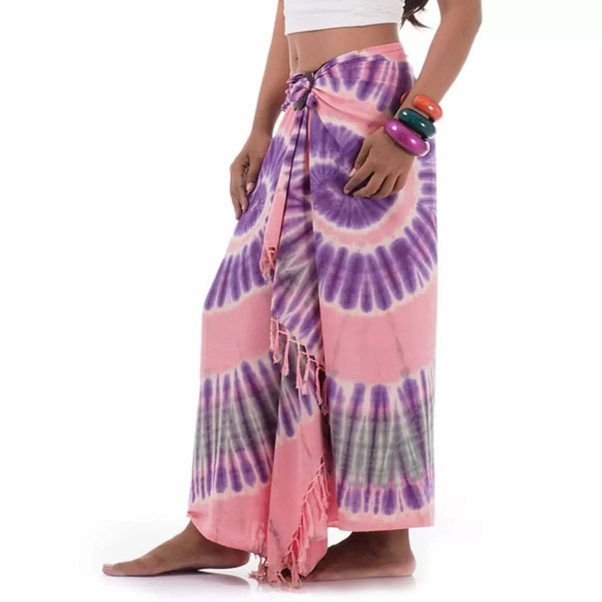 Sarouel de plage Sarong | Paréo Femme - Image 3