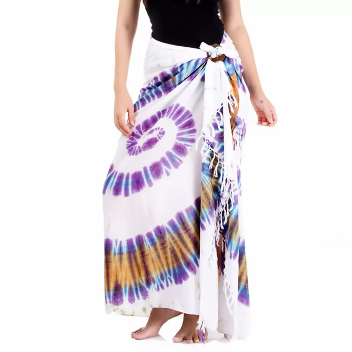 Sarouel de plage Sarong | Paréo Femme - Image 5
